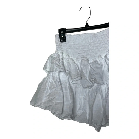 Women's White Ruffle Skort - Picture 9 of 9